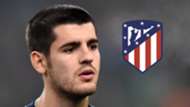 Alvaro Morata, Atletico Madrid logo