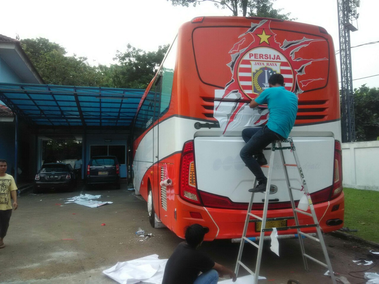 Desain Bus Persija Jakarta Tonjolkan Ikon Macan Goalcom