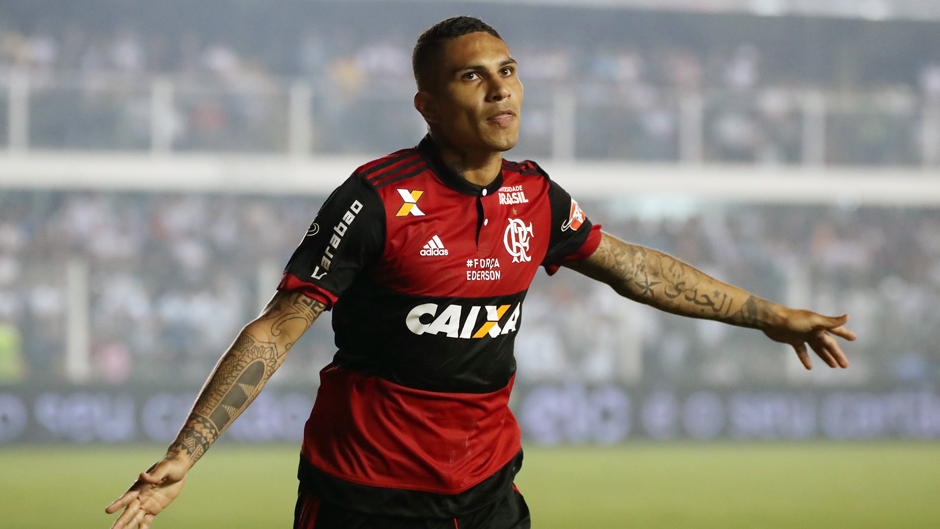 Paolo Guerrero Santos Flamengo Copa do Brasil 26072017