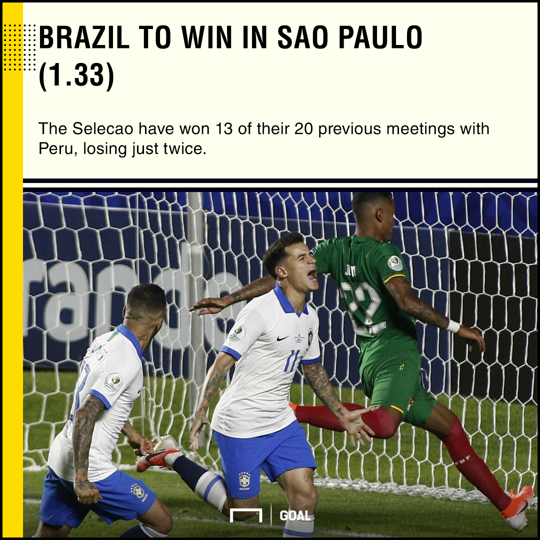 Brazil crush Peru 5-0 to reach Copa America last eight