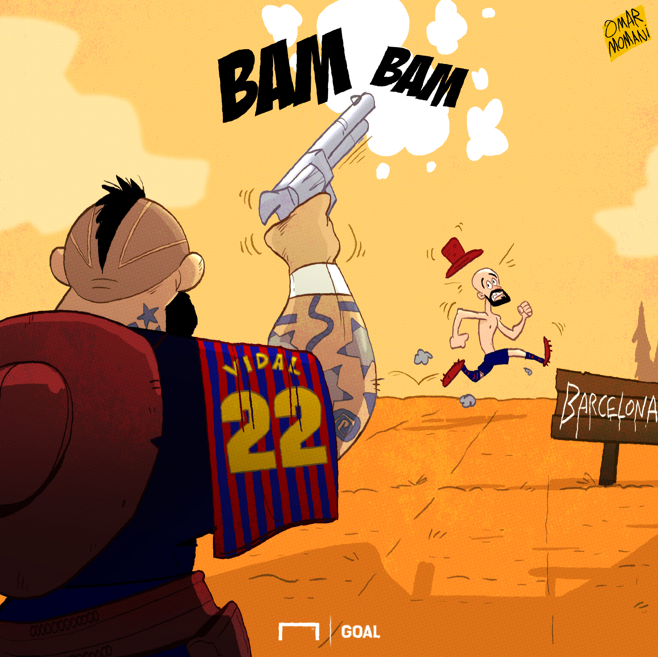 Cartoon Vidal vs Vidal
