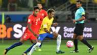 101017 WCQ South America Neymar Erick Pulgar Chile Brasil Brazil