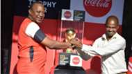 FKF boss Nick Mwendwa and President Uhuru Kenyatta.j