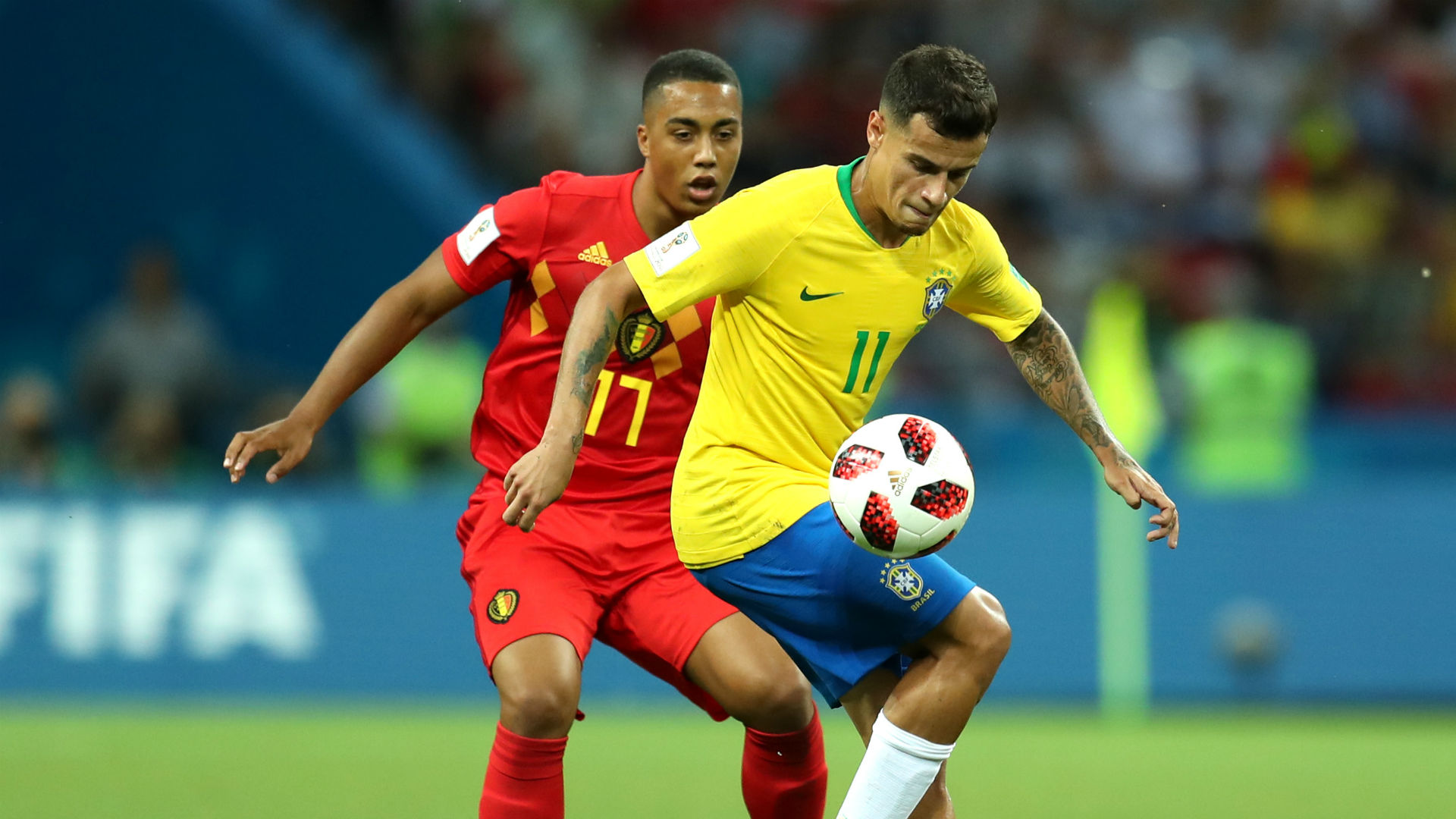 Youri Tielemans Belgium Philippe Coutinho Brazil