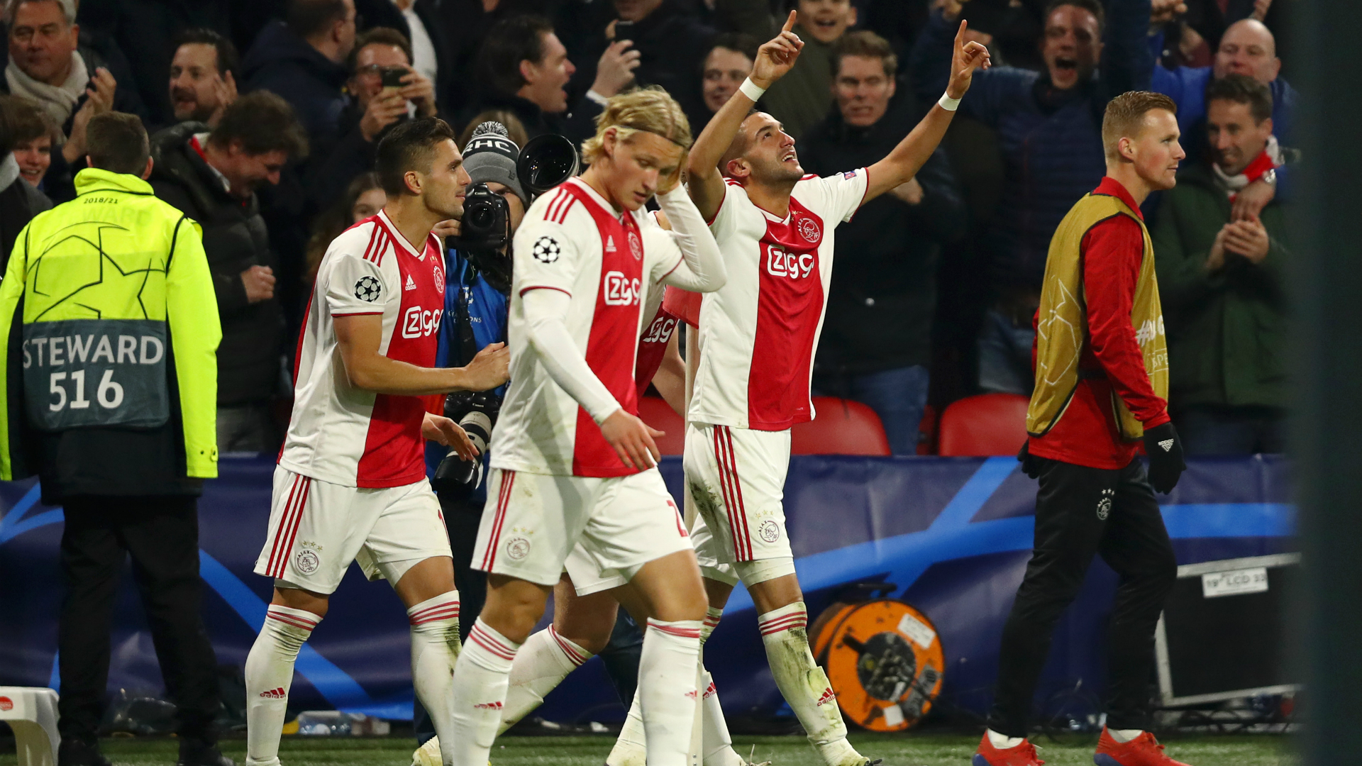 Hakim Ziyech Ajax - Real Madrid 02132019