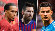 Van Dijk Messi Ronaldo split