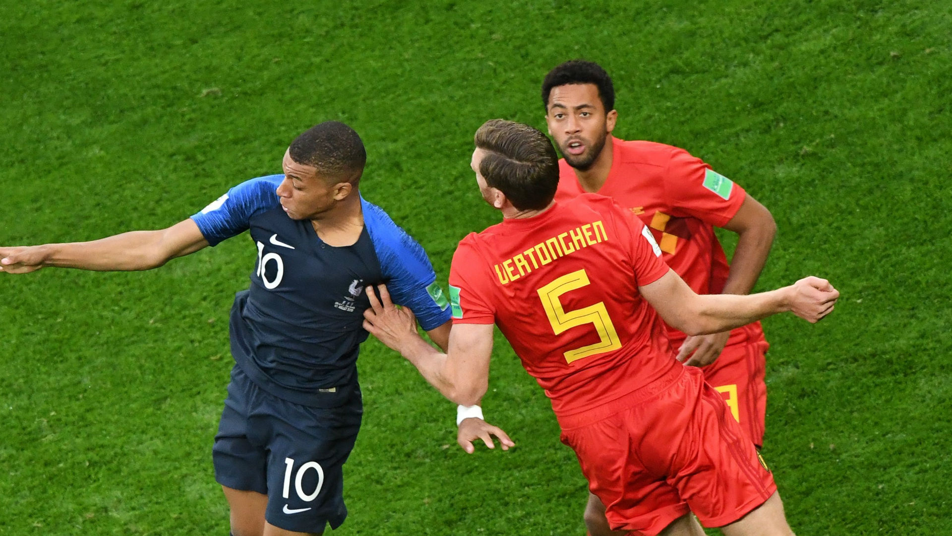 Kylian Mbappé France Belgium