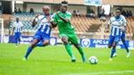Ephraim Guikan of Gor Mahia v AFC Leopards.