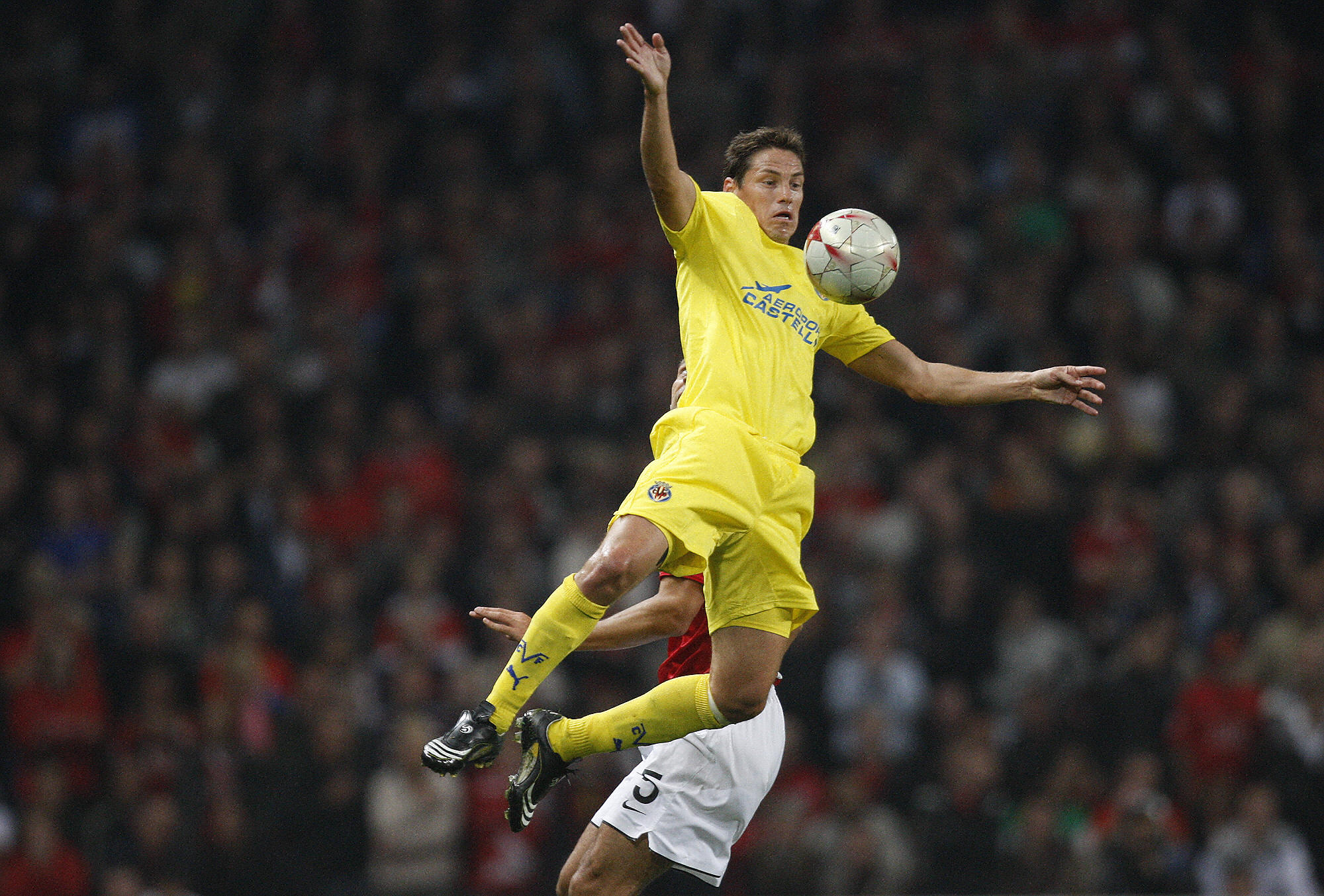 Guille Franco con el Villarreal