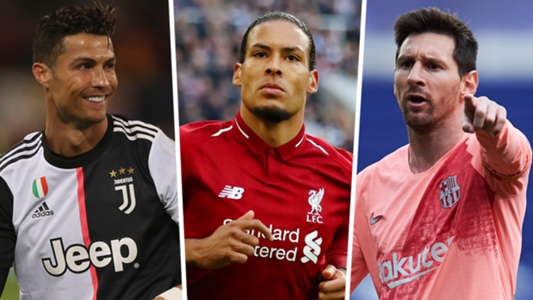 Image result for Messi, Ronaldo, Van Dijk