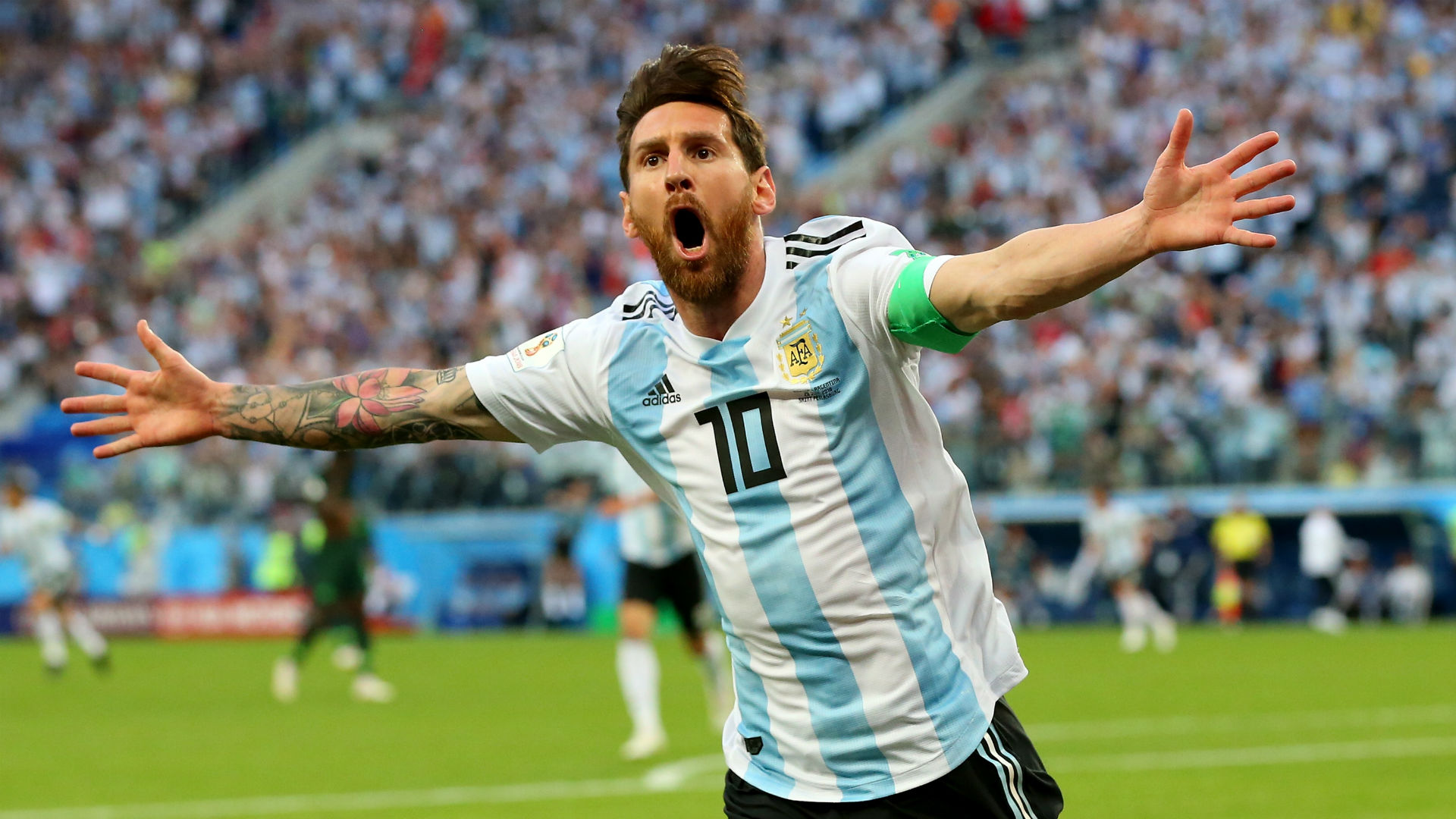 Lionel Messi Argentina Nigeria World Cup Russi 2018 26062018