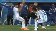 Captura Patada Salvio Argentina Croatia Croacia Wolrd Cup 2018 21062018