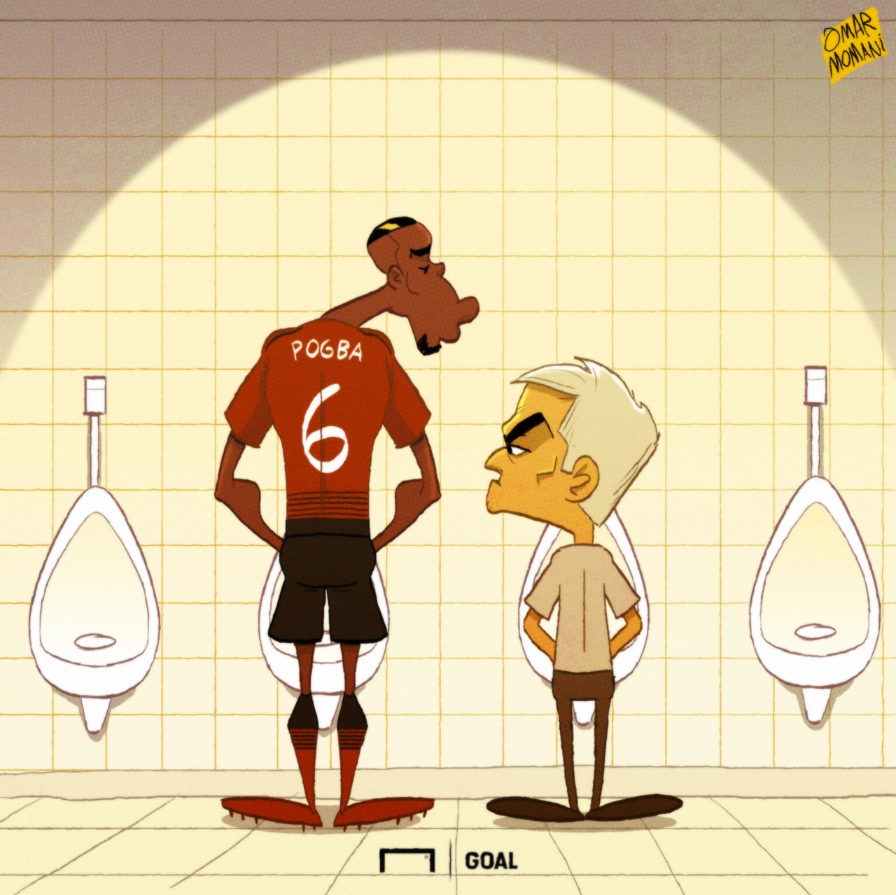 Goal's Cartoon Corner the best football sketches from Omar Momani