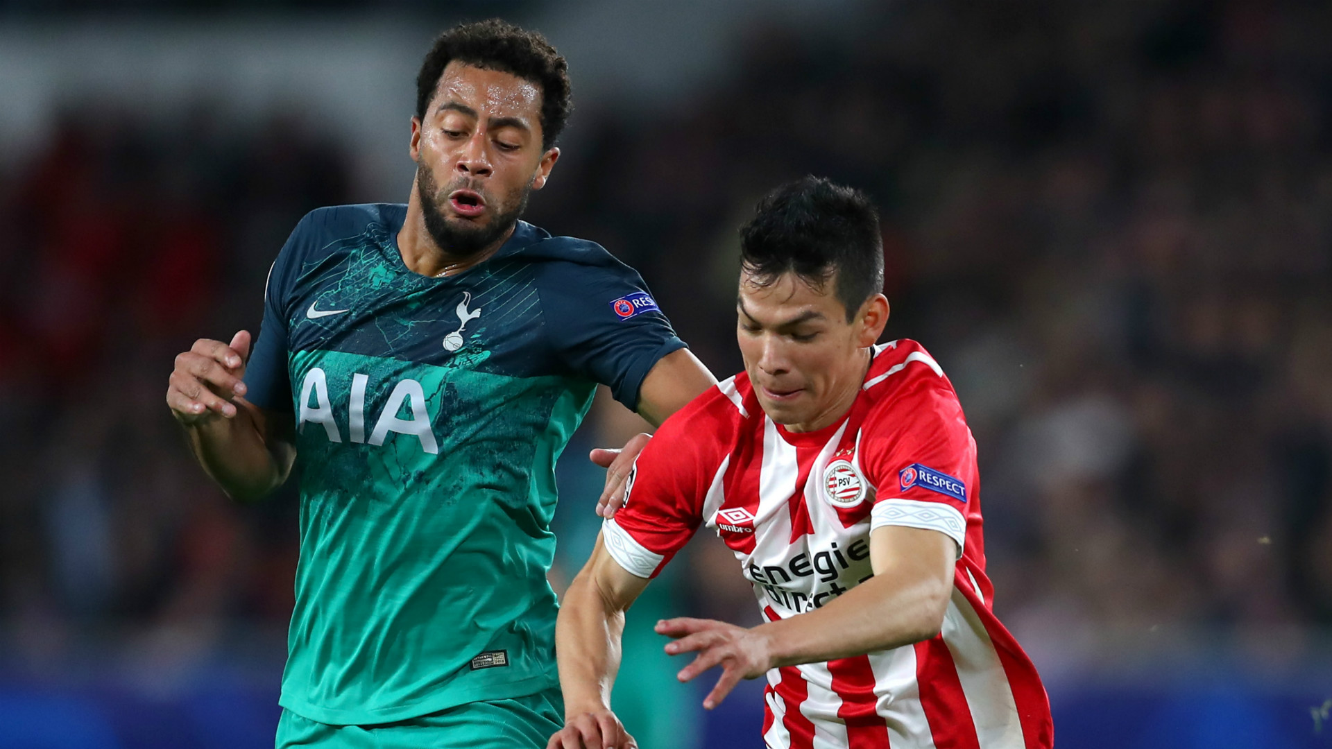 Mousa Dembele Hirving Lozano Tottenham PSV 2018-19