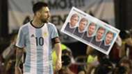 Messi comparación astiz