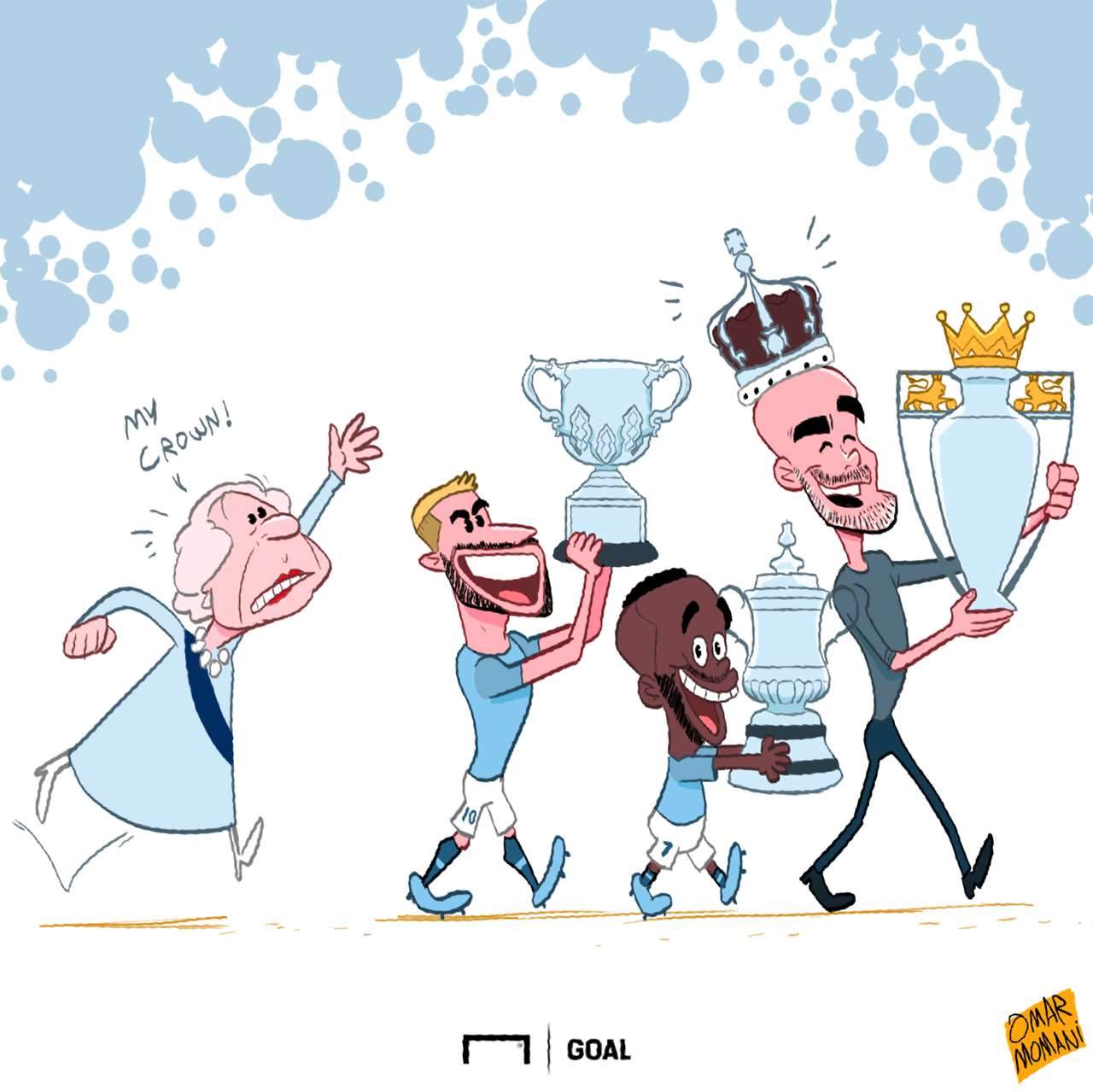 Goal's Cartoon Corner the best football sketches from Omar Momani