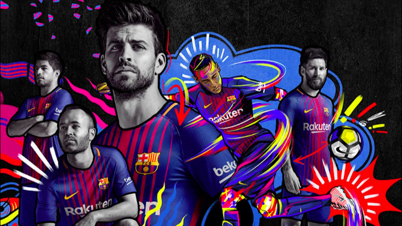 Pakai Sponsor Baru Ini Jersey Home Barcelona 2017 18 Goalcom