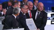 Carlos Cordeiro Decio de Maria Serrano Steve Reed Gianni Infantino United Bid World Cup 2026
