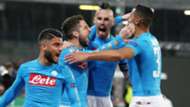 Lorenzo Insigne Dries Mertens Marek Hamsik Napoli Real Madrid