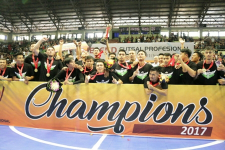 BERITA FUTSAL  Vamos  Mataram  Kampiun Pro Futsal  League 