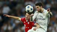 Thomas Muller Sergio Ramos Bayern Munich Real Madrid