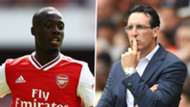 Nicolas Pepe, Unai Emery, Arsenal
