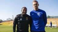 Benni McCarthy & Peter Leeuwenburgh, Cape Town City, July 2018