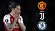 Hector Bellerin, Man Utd, Juve, Chelsea