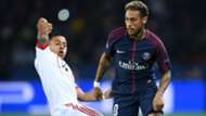 Neymar Thiago Alcantara PSG Bayern UEFA Champions League 27092017