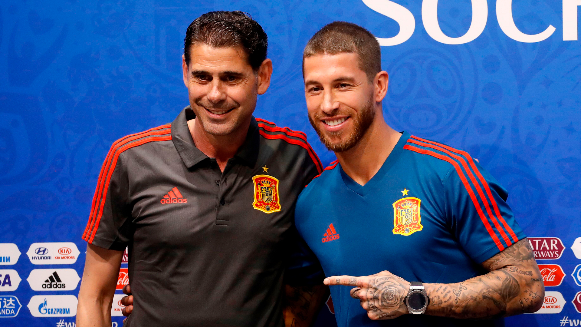 Fernando Hierro Sergio Ramos Spain