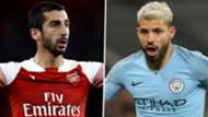 Henrikh Mkhitaryan Sergio Aguero Arsenal Man City