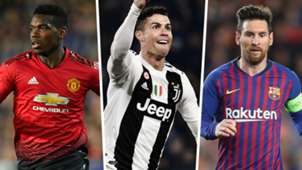 Image result for paul pogba and messi and ronaldo