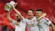 Daley Blind Ander Herrera Marcos Rojo Manchester United FA Cup 2016