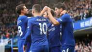 Chelsea - Newcastle: Chelsea players celebrate