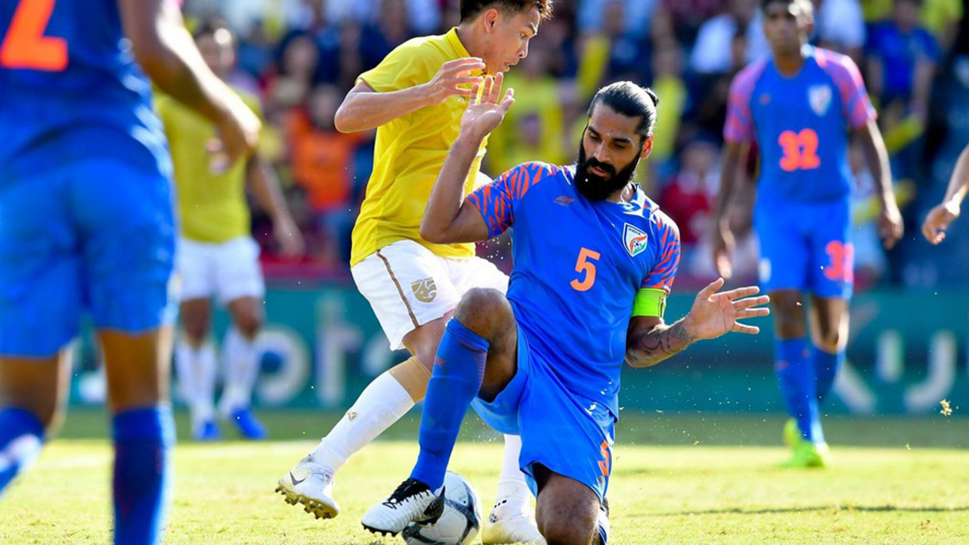 Sandesh Jhingan India Thailand King's Cup 2019