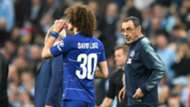 Maurizio Sarri David Luiz Chelsea Carabao Cup final 2019