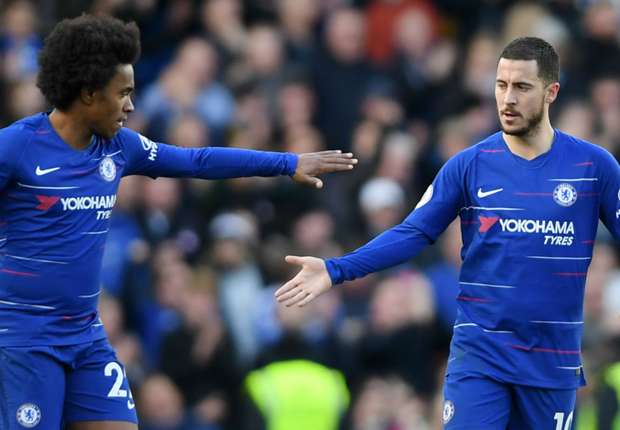 Image result for Eden Hazard dan Willian Borges