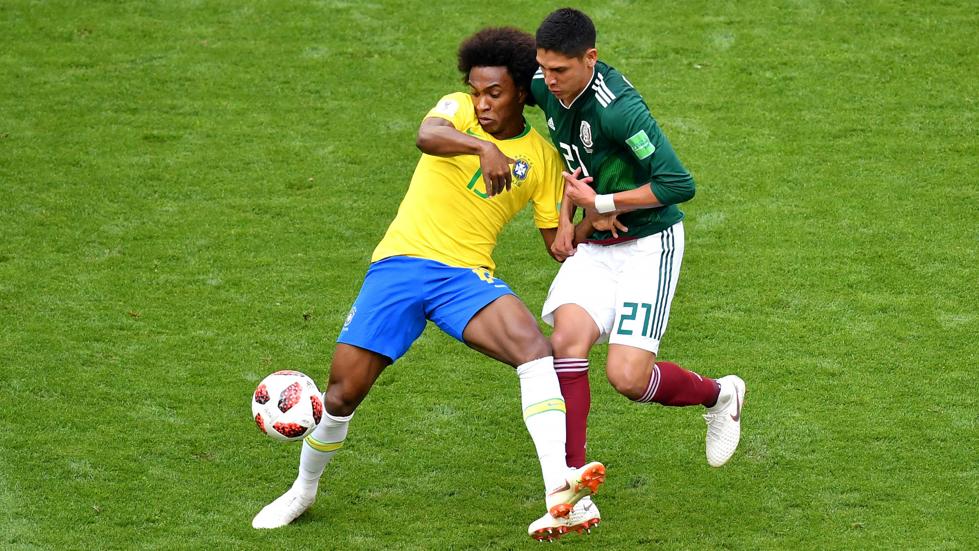   Willian Edson Alvarez Brazil Mexico 2018 World Cup 