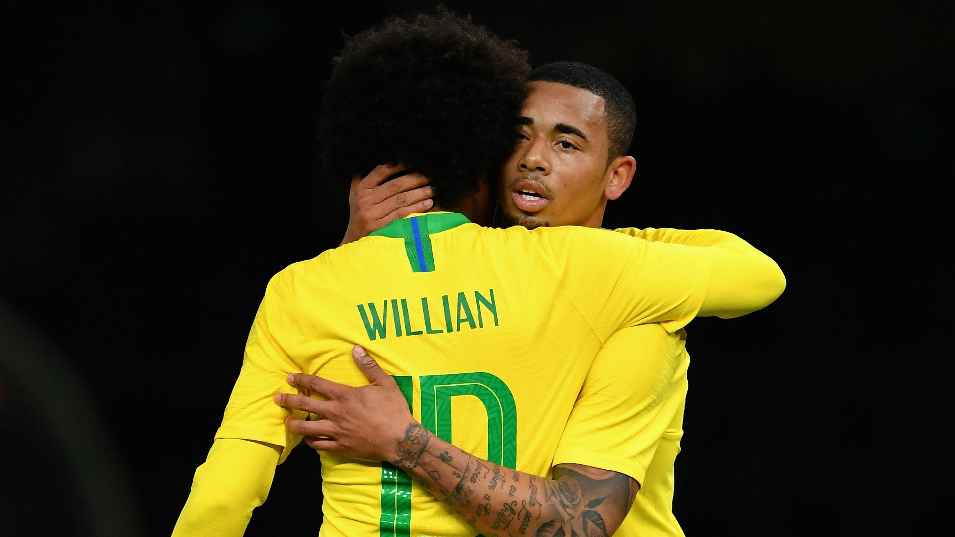   Willian Gabriel Jesus Brazil National Team Friendly Germany 27 03 2018 