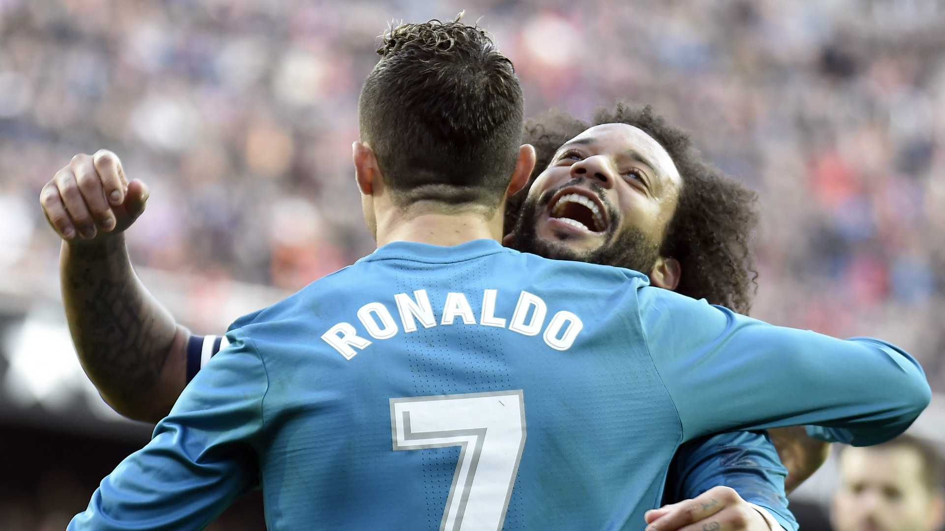 Cristiano Ronaldo Marcelo Real Madrid 2017-18