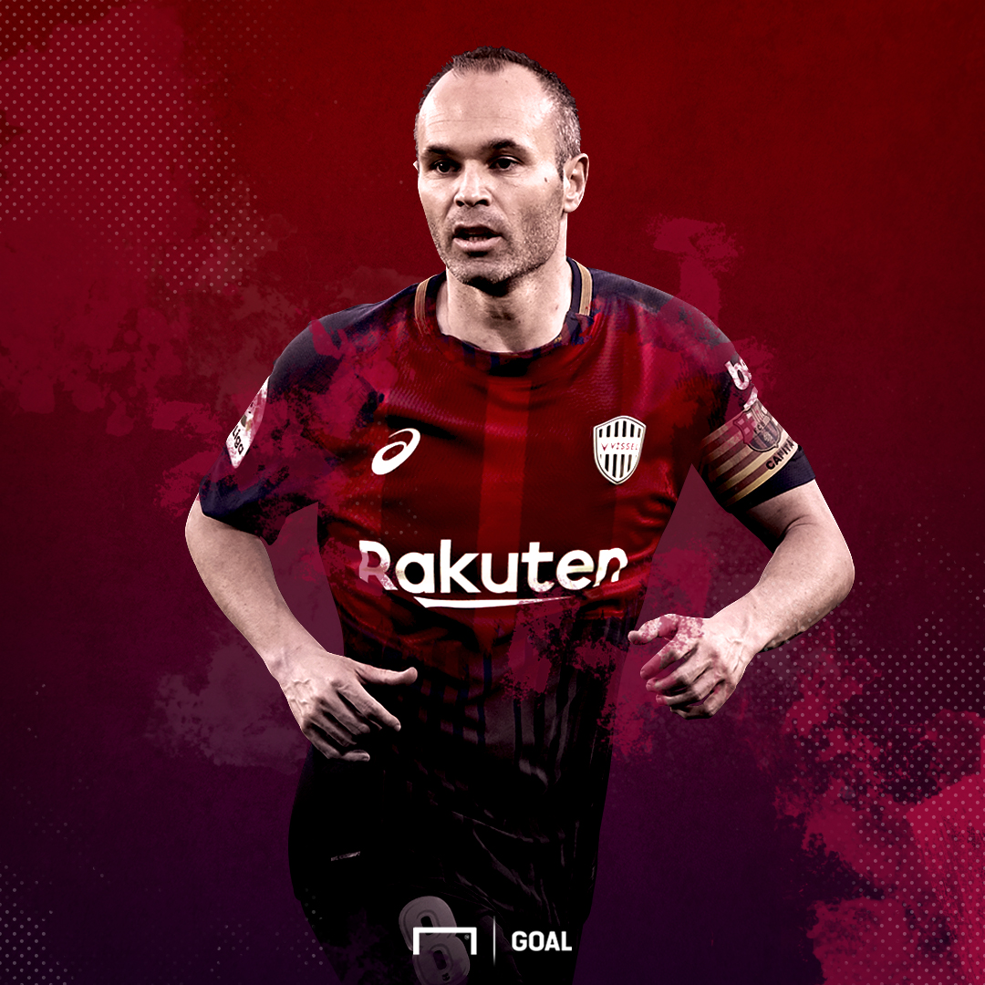 EMBED ONLY Andres Iniesta Vissel Kobe GFX