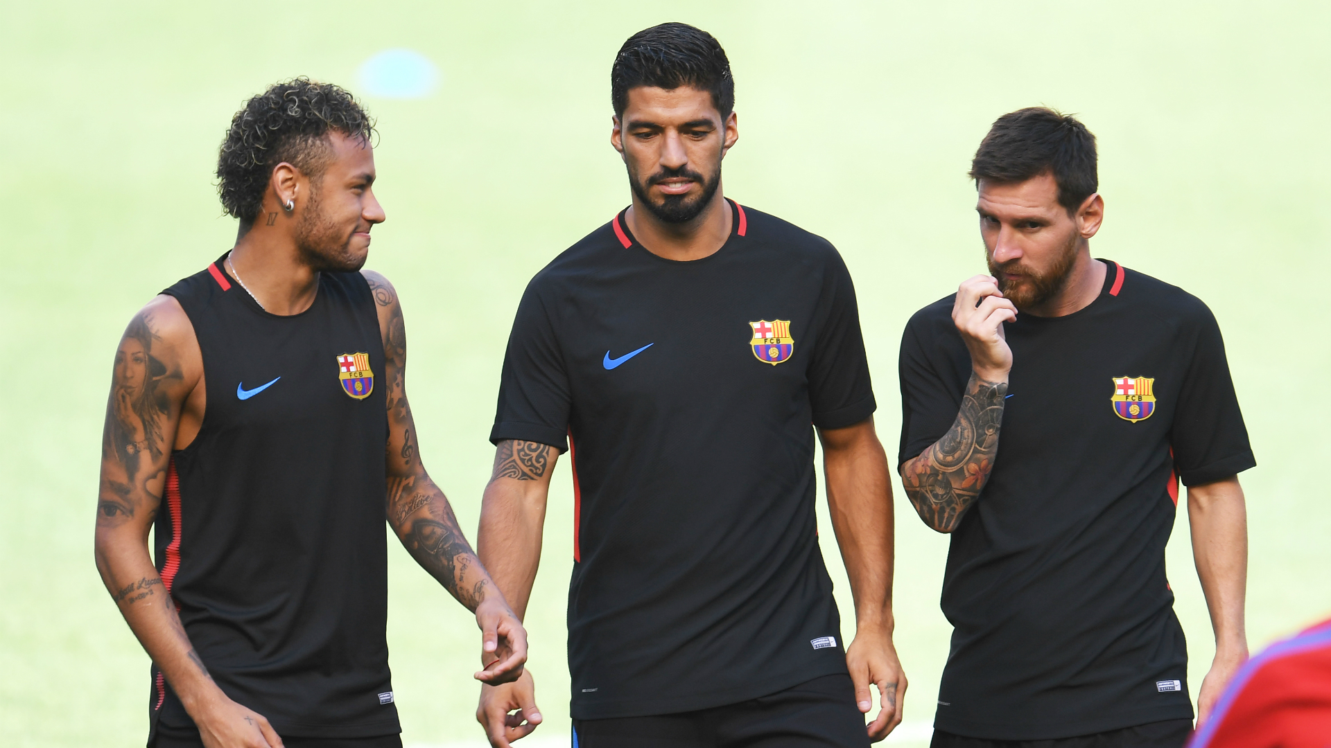 Neymar Luis Suarez Lionel Messi Barcelona