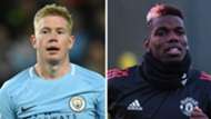 Kevin De Bruyne Paul Pogba