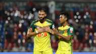 Kedah's Liridon Krasniqi (left) shows his appreciation towards the fans after the match against Johor Darul Ta'zim 20/1/2017