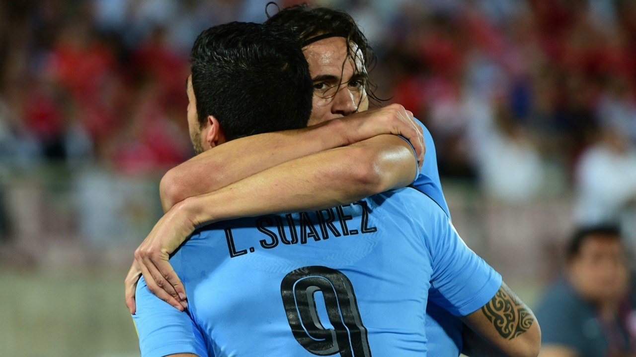 Image result for edinson cavani luis suarez