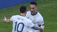 Lautaro Martinez Lionel Messi Argentina Venezuela
