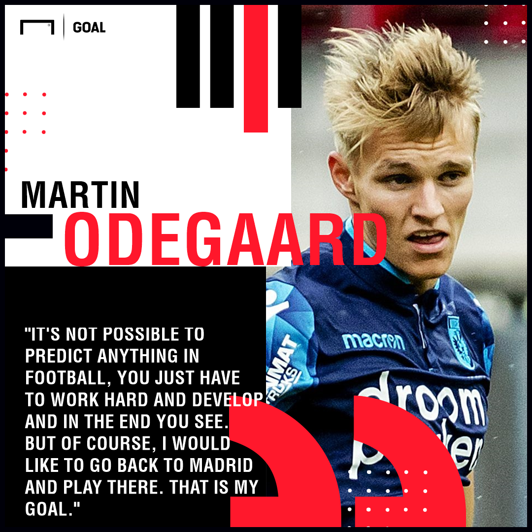 GFX Info Martin Odegaard Vitesse quote