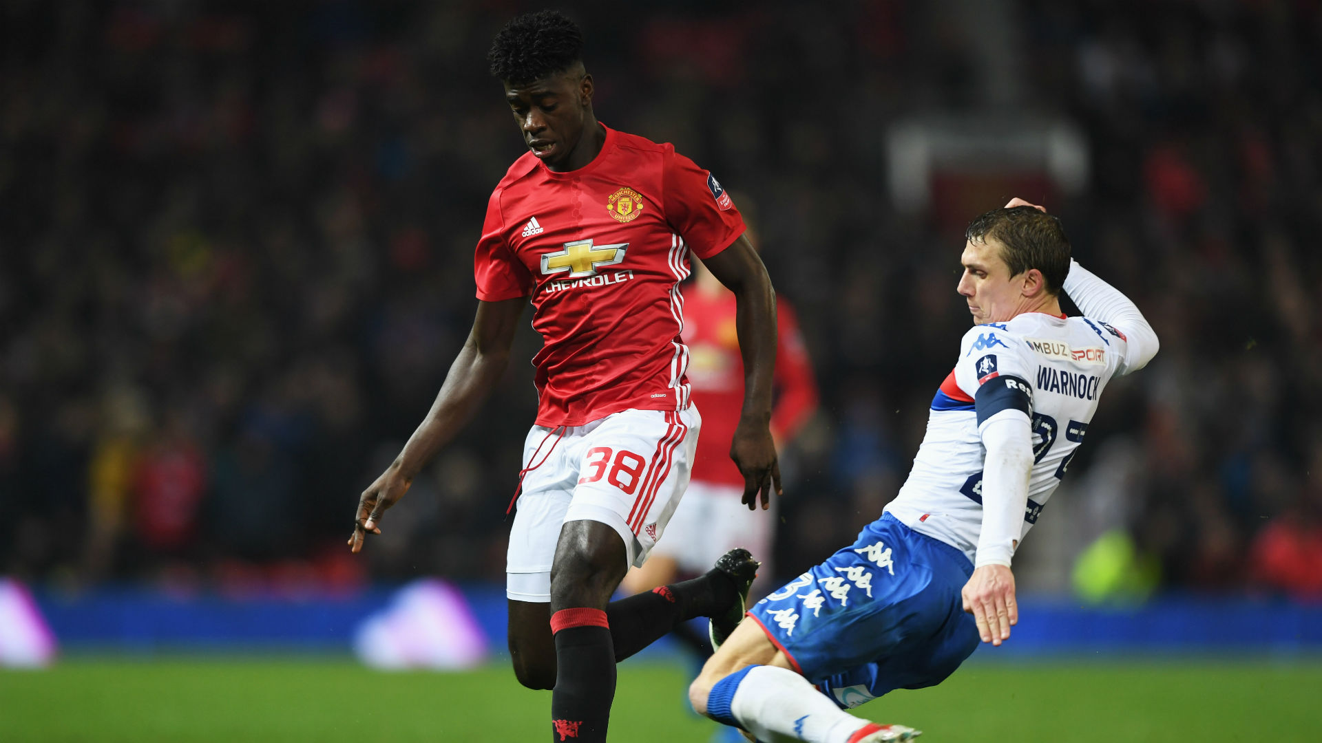 Axel Tuanzebe FA Cup Man Utd v Wigan