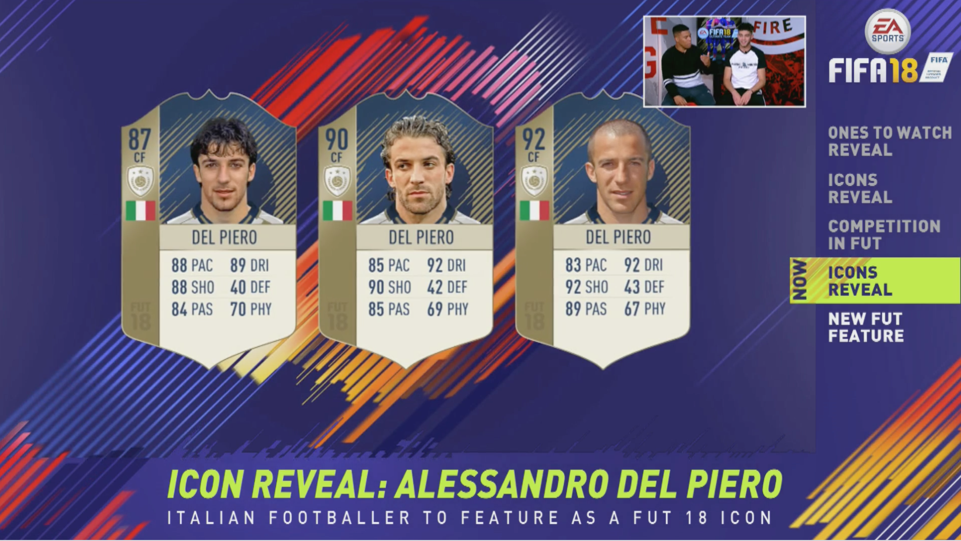 Fifa 18 Ultimate Team Reveal Icons First Gameplay And New Fut