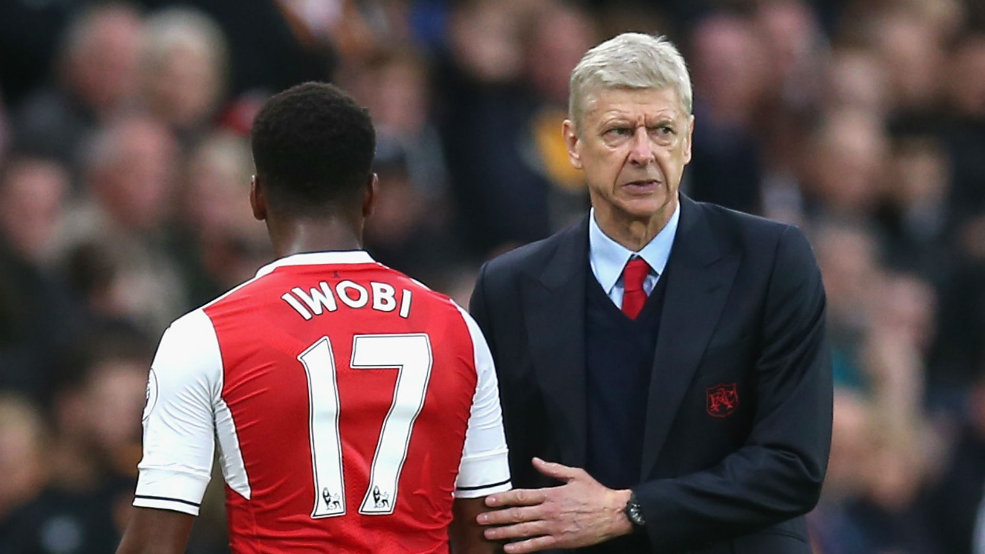 Alex Iwobi Arsene Wenger Arsenal